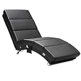 Casaria Relaxliege Massage Heizfunktion 186x89x55cm Ergonomisch Kunstleder Gepolstert 180...