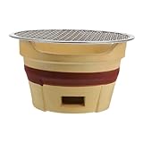 ifundom 1 Satz BBQ-Grill im Freien Kohleofen Campingkochen kleiner Holzkohlegrill...