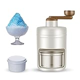 Zueyen Manueller Eiszerkleinerer- Crusher Rotary - Cocktails Slush Machine Ice...