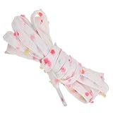 Toyvian Bunte Flache Schnürsenkel mit Regenbogen punkten und Pompom Farbenfrohe...