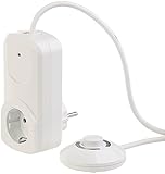revolt Stecker mit Schalter: Schaltbare 230-Volt-Steckdose mit Fußschalter...