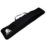 Rawstyle Snowboard Tasche, Boardbag, Snowboardbag, 170cm, XXL (schwarz-schwarz)