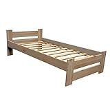 Best For Home - Massivholzbett | Futonbett | Naturholzbett bettgestell | Hochbett aus 100%...