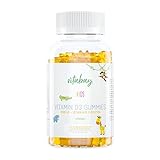 Vitabay Vitamin D3 Gummies 1000 IE | 120 vegane Gummibärchen für Kinder mit...