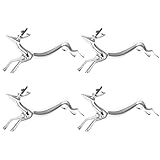 4Stücke Metall Rentier EssstäBchen Halter: Weihnachten EssstäBchen Ablage StäBchen...
