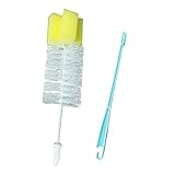 Milageto Tragbare Urinal-Reinigungsbürste, Flaschenbürste mit langem Griff, Schwamm,...