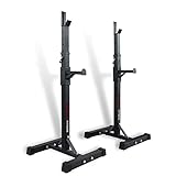 CCLIFE Squat Rack Verstellbare Kniebeugenständer Langhantelablage...