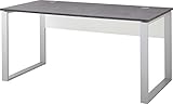 Germania 4150-261 Schreibtisch GW-Altino in Weiß/Basalto-Dunkel, 160 x 75 x 80...