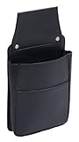 Leder Kellnertasche Kellnerholster (183A) Kellner Holster Halfter Tasche Schwarz...