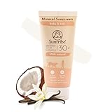 Suntribe Mineralische Baby & Kinder Bio-Sonnencreme LSF 30/100 ml, Parfümfrei -...
