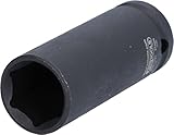 KS Tools 515.1121 1/2' Sechskant-Kraft-Stecknuss, lang, 21 mm