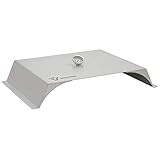 BBQ-Toro Pizzaaufsatz für Gasgrill | Edelstahl | 56 x 39 cm | Pizzacover mit Thermometer...