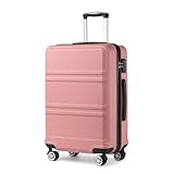 Kono Koffer Trolleys Handgepäck 55cm Leicht Hartschalenkoffer Reisekoffer mit 4 Rollen...