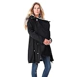 Tragejacke für Mutter und Baby, 2-in-1, mit Babyeinlage, Känguru-Stilljacke aus Molton,...