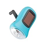 Artibetter Haushalt Taschenlampe Solar Power Taschenlampe Solar Handkurbel Taschenlampe...