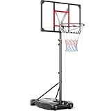 Yohood Basketballkorb Outdoor für Kinder/Jugendliche, Basketballkorb mit Rollen Tragbar,...