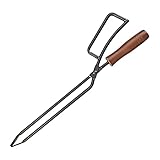 Kaminzange, Schwerlast Kaminholzzange Feuerholzzange Universal lange Brennholzzange,...