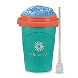 Magic Freez Slushy Maker - Becher mit Strohhalm und Löffel - Cup für Eis Selber Machen -...