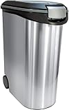 Curver Futter-Container 20kg I 54L Metal, schwarz/Silber, 49,3 x 27,8 x 60,5 cm, 1 Stück...