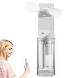 Genérico Neuer F9-Sprühventilator: Multifunktionaler 2-in-1-USB-Nebelventilator,...