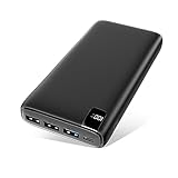 A ADDTOP Power Bank 26800mAh, 22,5W Powerbank USB C Externer Akku mit PD 20W Power...
