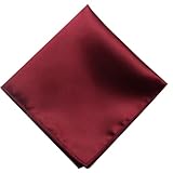 MDHQ Elegantes, quadratisches Taschentuch, einfarbig, für Geschäftstücher, Ehemann,...