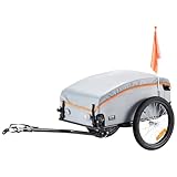 VEVOR Fahrradanhänger 45kg Tragkraft Transportanhänger faltbar und kompakt...