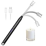 Lichtbogen Feuerzeug Elektrisch, Stabfeuerzeug USB Aufladbar, Kerzenanzünder, Elektro...