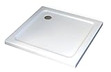BERNSTEIN Duschtasse 90x90 cm, Flache Bauhöhe, Duschwanne aus Sanitäracryl,...