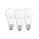 OSRAM LED Lamps Base Classic A, in Kolbenform mit E27-Sockel, Nicht Dimmbar, Ersetzt 100...
