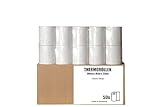 Thermorollen 80mm x 80m x 12mm - 50 Stück, Kassenrollen aus Thermopapier, Bonrollen...