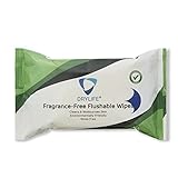 Drylife Spülbare Parfümfreie Feuchttücher | Große, 100% Pflanzliche, Biologisch...