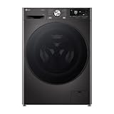 LG W4WR7096YB, Klasse D, Frontlader-Waschtrockner 9 - 6 kg, 62 x 60 x 85 cm, Wi-Fi, AI...