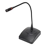 Leapiture Schwanenhalsmikrofon, Kabelgebundenes Desktop-Konferenzmikrofon, 6,35-mm-Kabel,...