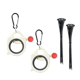 DMTT Set mit 2 Kabelbindern, Organizer-Halterungen mit 20 Stück 20,3 cm schwarzen...