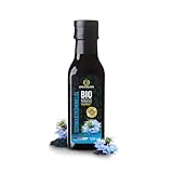 Kräuterland Bio Schwarzkümmelöl 100ml, UNGEFILTERT, kaltgepresst, 100% Nigella Sativa,...