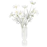 Künstliche Kunstblumen, 2 Stück Kosmos Pflanzen, Weiße Blumen, Künstliche...