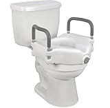 Orthologics™ Erhöhter Toilettensitz mit gepolsterten Griffen, verstellbare...
