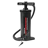 Intex Double Quick 3 S Hand Pumpe - Luftpumpe - 37 cm - Mit 3 Düsenaufsätze 68605...