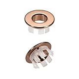 DTGN 30x13.5mm(DxT) Waschbecken Überlauf Abdeckung - 2Pack - Gut für Badezimmer Küche...