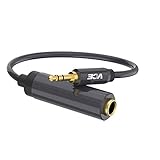 VCE Klinke Adapter Mikrofon Kopfhörer klinkenadapter 3,5mm Stecker auf 6,35mm Buchse...
