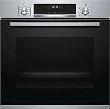 Bosch HBA537BS0 Serie 6 Einbau-Backofen, 60 x 60 cm, EcoClean Direct...