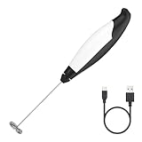 Elektrischer Milchaufschäumer-Stab, USB Aufladbar Handheld Milchaufschäumer Mixer,...