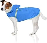 Bella & Balu Hunderegenmantel - Wasserdichter Hundemantel mit Kapuze und Reflektoren für...