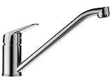 SCHOCK® Küchenarmatur Evinas Edelstahl I Hochdruck Einhebelmischer 360°...