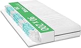 Moonstar Taschenfederkernmatratze - atmungsaktive und antiallergene 90x200cm Matratze mit...