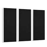 platino24 Schallabsorber-Set Colore aus Basotect G+ mit Akustikfilz, 3 Elemente...