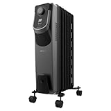 Cecotec Ölheizkörper ReadyWarm 7000 Space 360º Black. 1500W mit 7 Heizrippen...