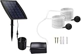 Solar Sauerstoffpumpe, 2.5 W 6V Solar Teichbelüfter, 3 Arbeitsmodi Solar Sauerstoffpumpe...