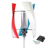 Vertikale Windkraftanlage Komplett-Set mit MPPT-Controller, hocheffiziente 14000 W...